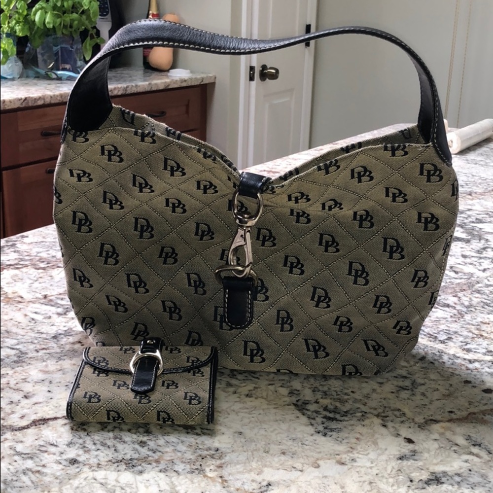 Dooney and Bourke bag with matching wallet